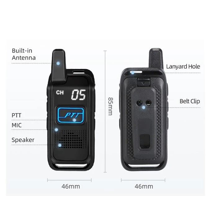 Mini Walkie Talkie Set